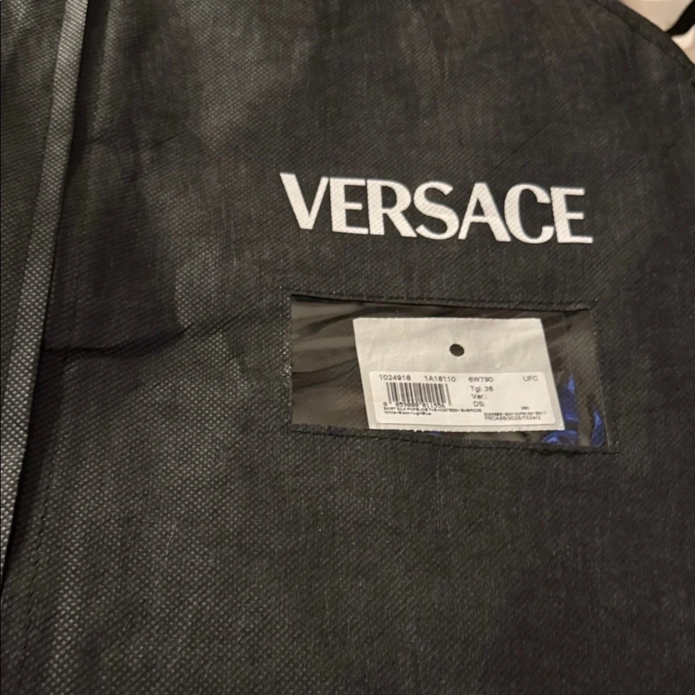 Versace Black Garment Bag NWOT